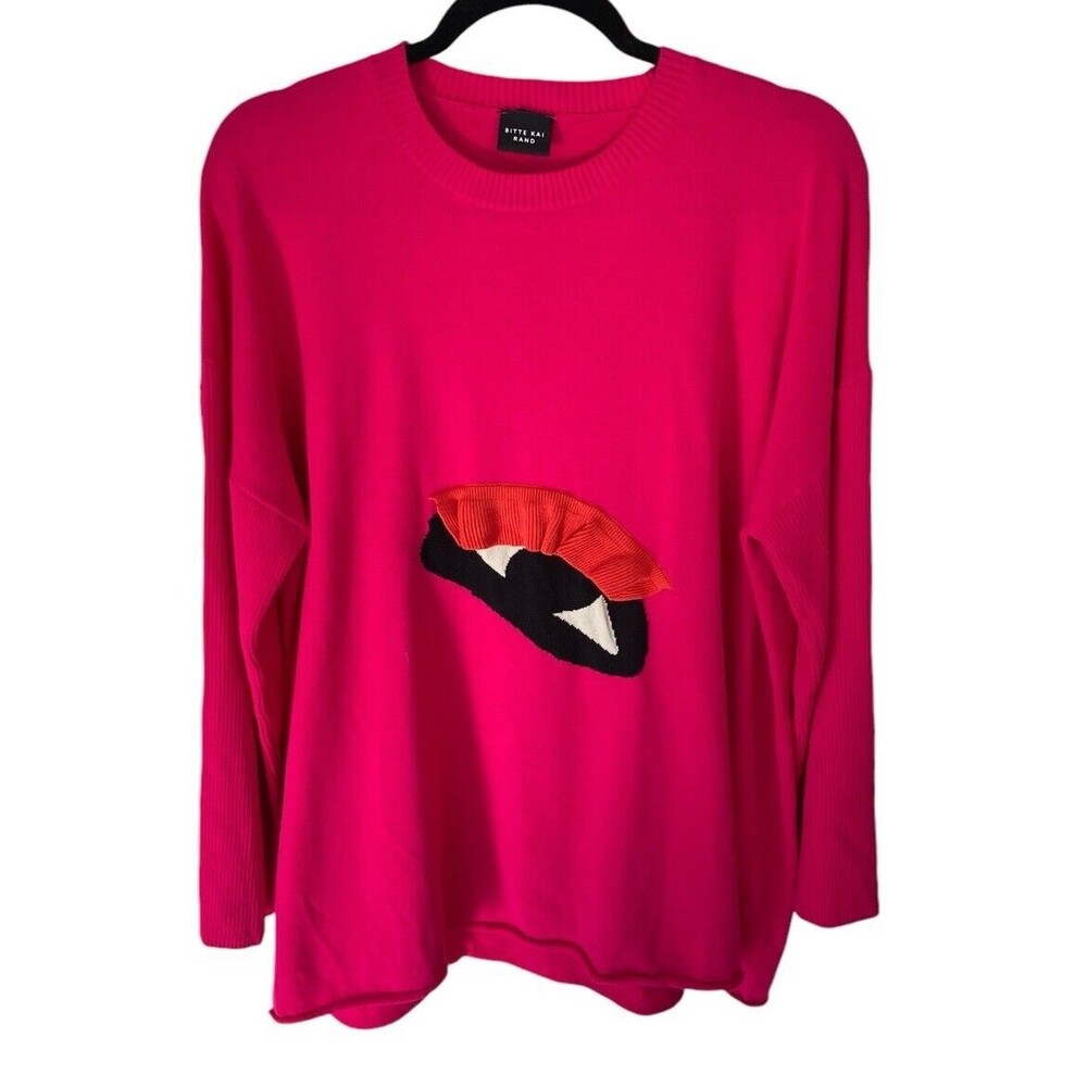 Bitte Kai Rand Eye Sweater Pink Size XL